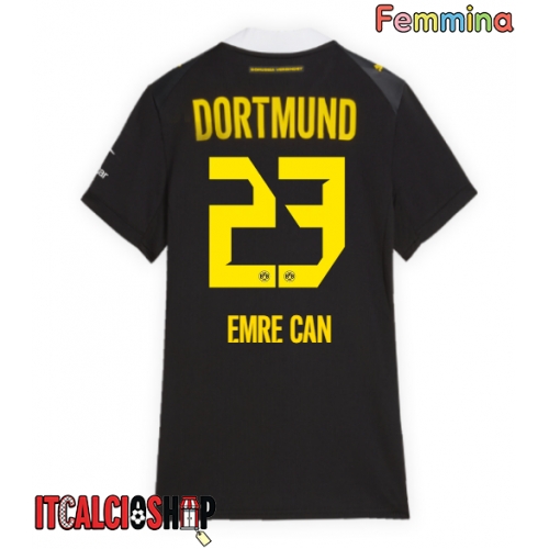 Borussia Dortmund Emre Can #23 Seconda Maglia Femmina 2026-27 Manica Corta